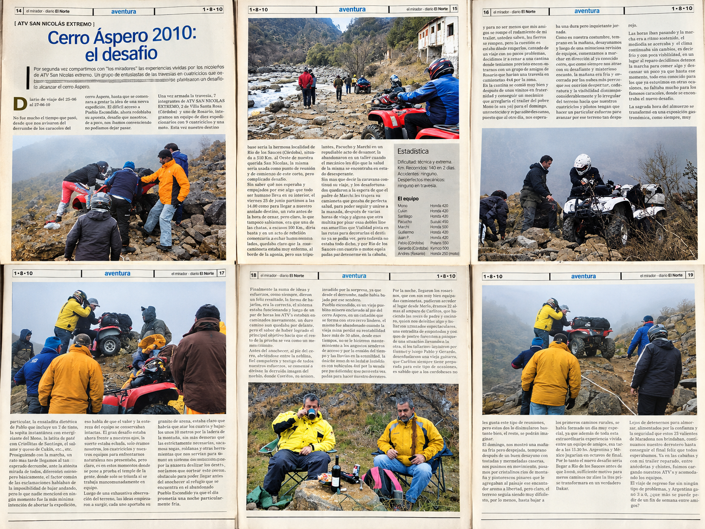 Foto de CERRO ASPERO  2010 - EL DESAFIO